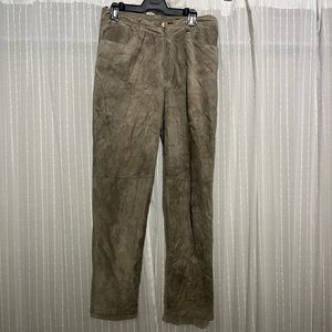 Y2K vintage leather pants